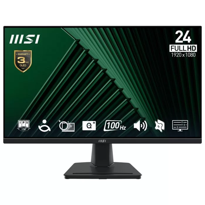 MSI Monitor 23.8" PRO MP245G FHD 100Hz