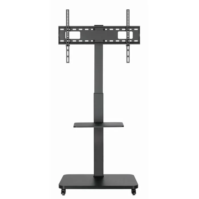 GEMBIRD STOJAK PODŁOGOWY NA TELEWIZOR, MOBILNY NA KÓŁKACH (OBROTOWY/UCHYLNY), 32" - 75", CZARNY