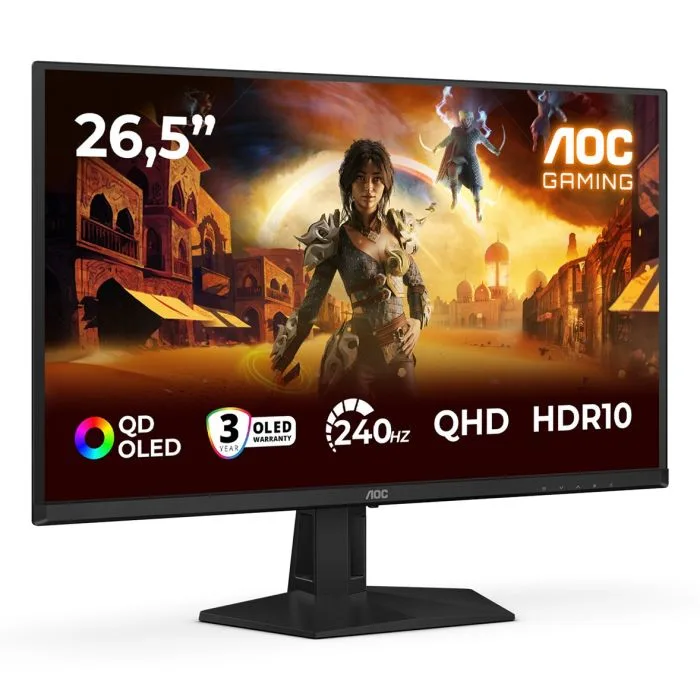 Monitor AOC Q27G41ZDF 26,5″ QD-OLED QHD 240 Hz
