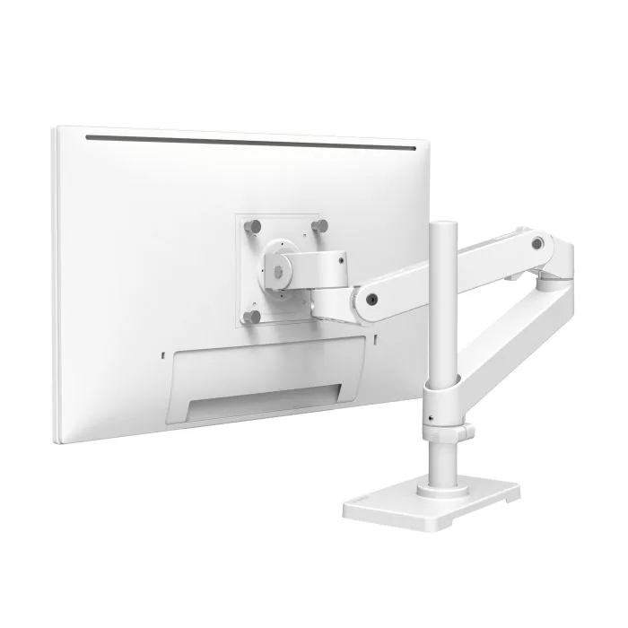 Ergotron LX PRO Tall Pole Desk Monitor Arm - uchwyt biurkowy na jeden monitor z wysokim punktem montażowym (biały)