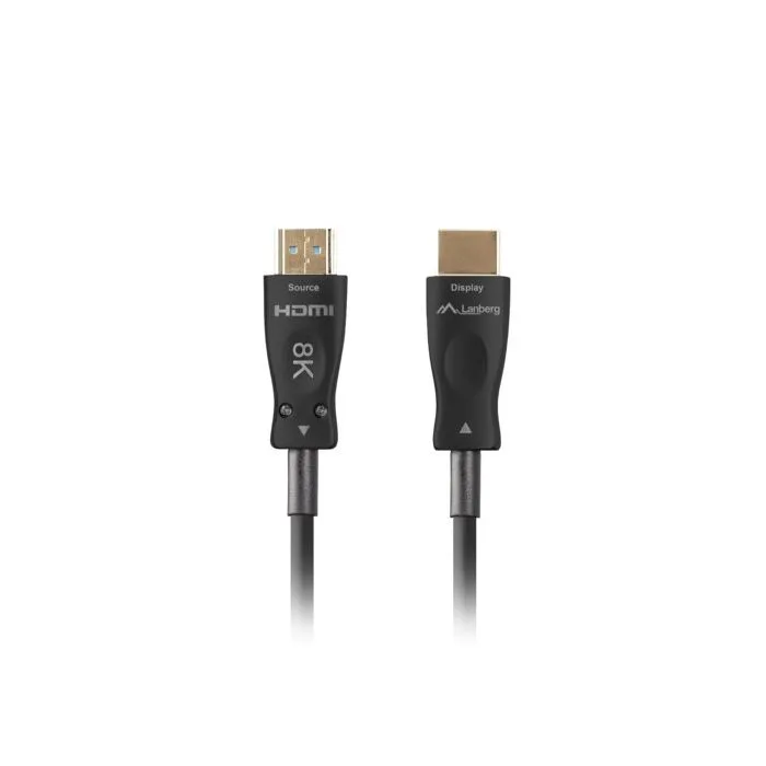LANBERG KABEL HDMI LANBERG KABEL HDMI M/M V2.1 10M OPTYCZNY AOC CZARNY CA-HDMI-30FB-0100-BK