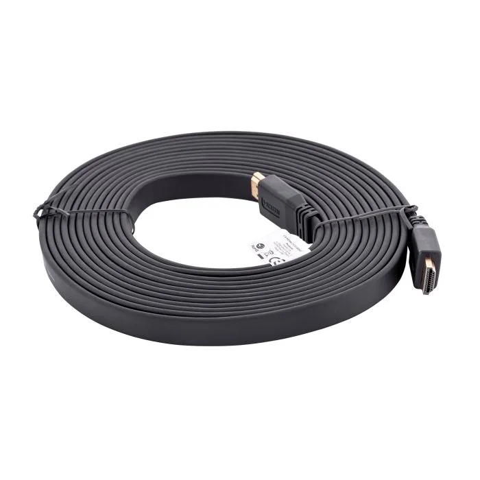Kabel Lanberg CA-HDMI-21CU-0050-BK (HDMI M - HDMI M; 5m; kolor czarny)