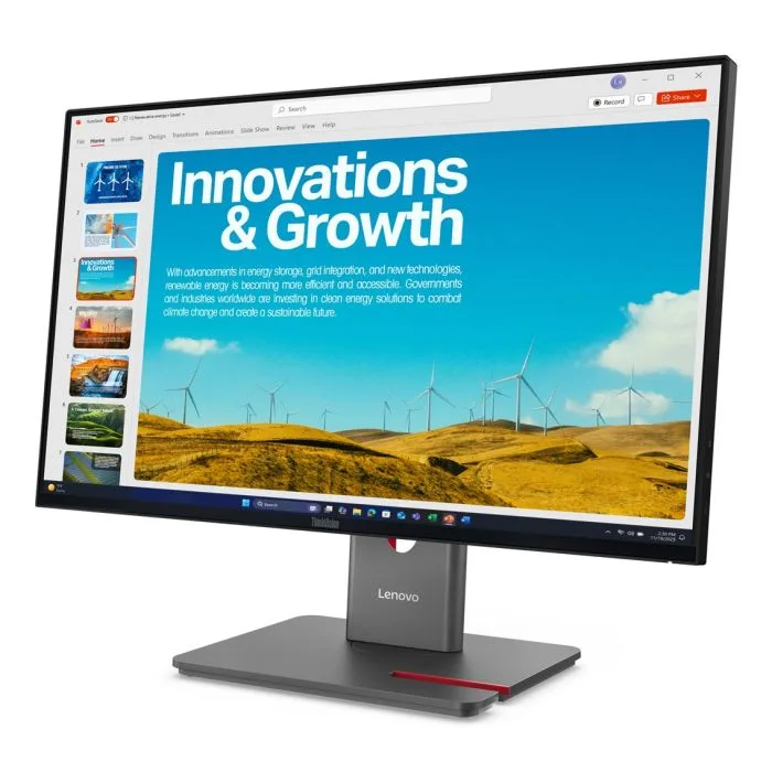 Lenovo ThinkVision P24QD-40 23.8“QHD 120Hz 300nits AG USB HDMI DP Eclipse Black