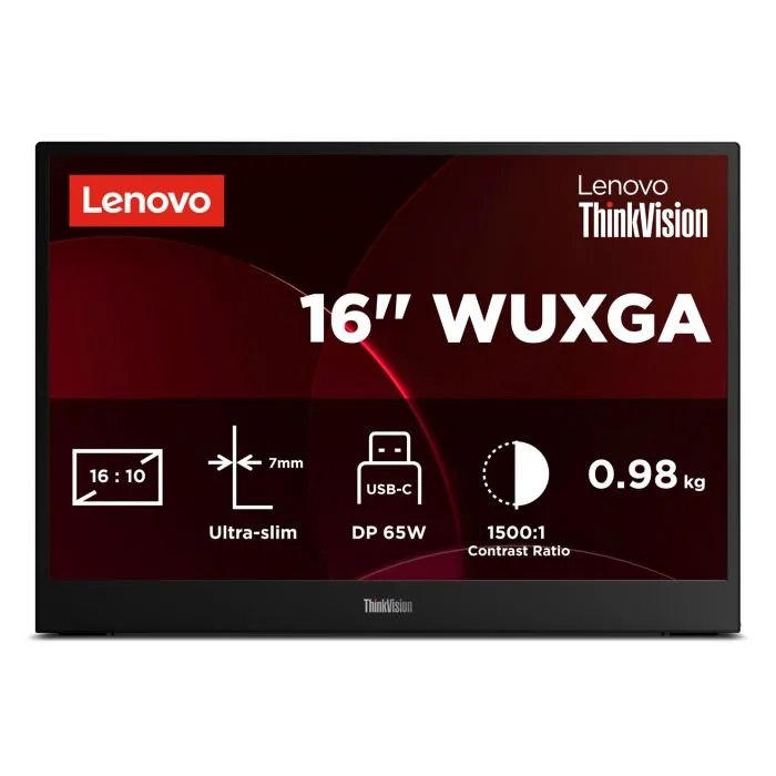 Monitor Lenovo ThinkVision M16 16" (64BFUAT1WL)