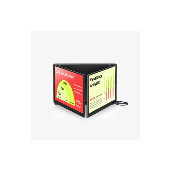 Mobile Pixels Trio 3 Pro - zestaw dwóch monitorów przenośnych 14,1" IPS LCD, 60Hz, 2240 × 1400p