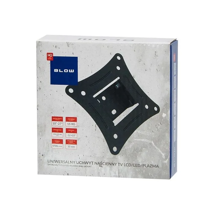 Uchwyt ścienny do monitora BLOW 76-852# (ścienne, Uchylny; 10" - 25"; max. 20kg)