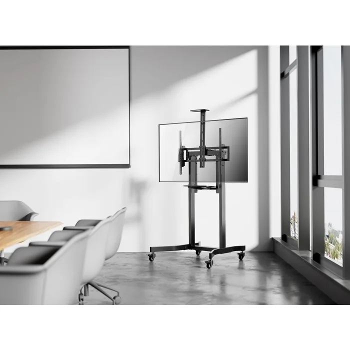 GEMBIRD STOJAK POD TELEWIZOR REGULACJĄ WYSOKOŚCI MOBILNY, NA KÓŁKACH, 55"-100"
