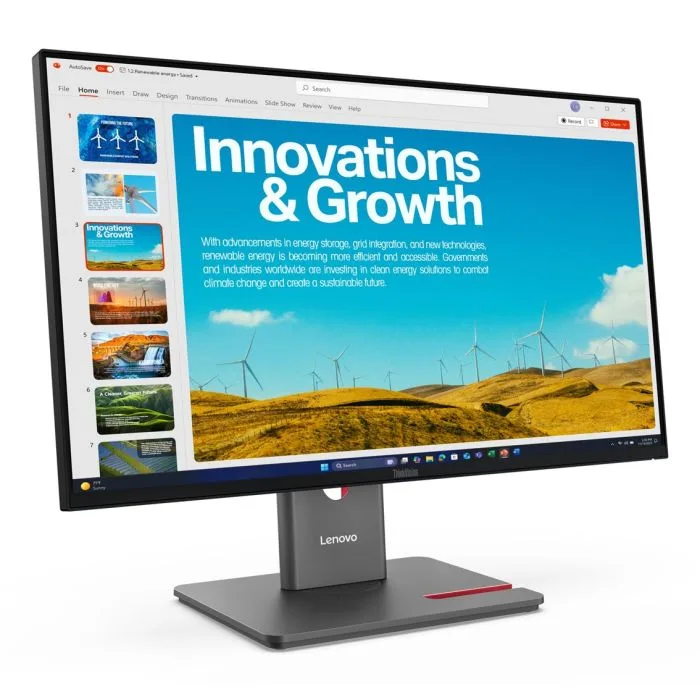 Lenovo ThinkVision P24QD-40 23.8“QHD 120Hz 300nits AG USB HDMI DP Eclipse Black