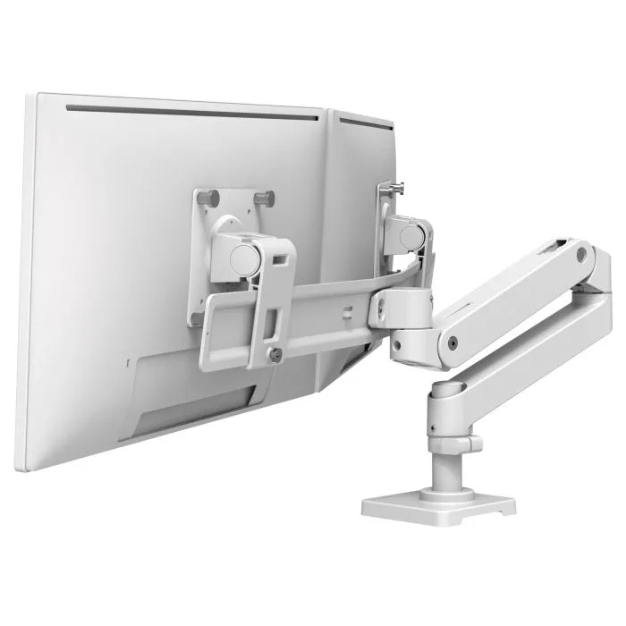 Ergotron LX PRO Dual Direct Desk Mount - uchwyt biurkowy na dwa monitory (biały)