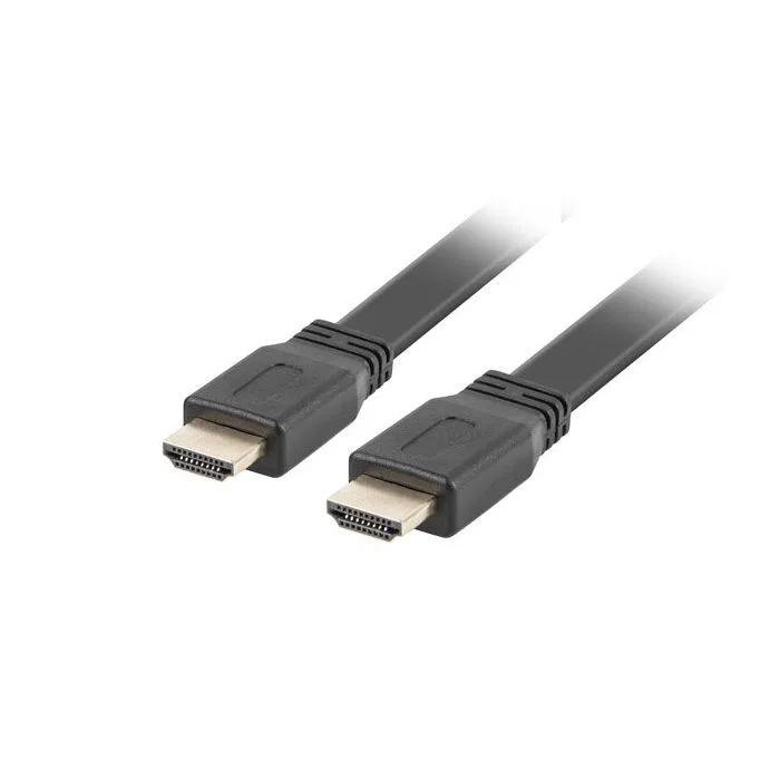 Kabel Lanberg CA-HDMI-21CU-0050-BK (HDMI M - HDMI M; 5m; kolor czarny)