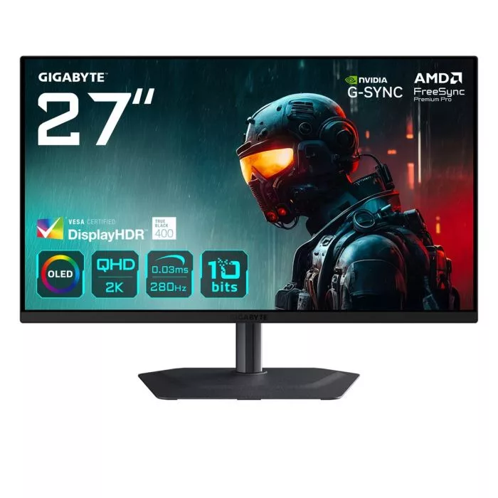 MONITOR GIGABYTE OLED 27” MO27Q2A 280Hz