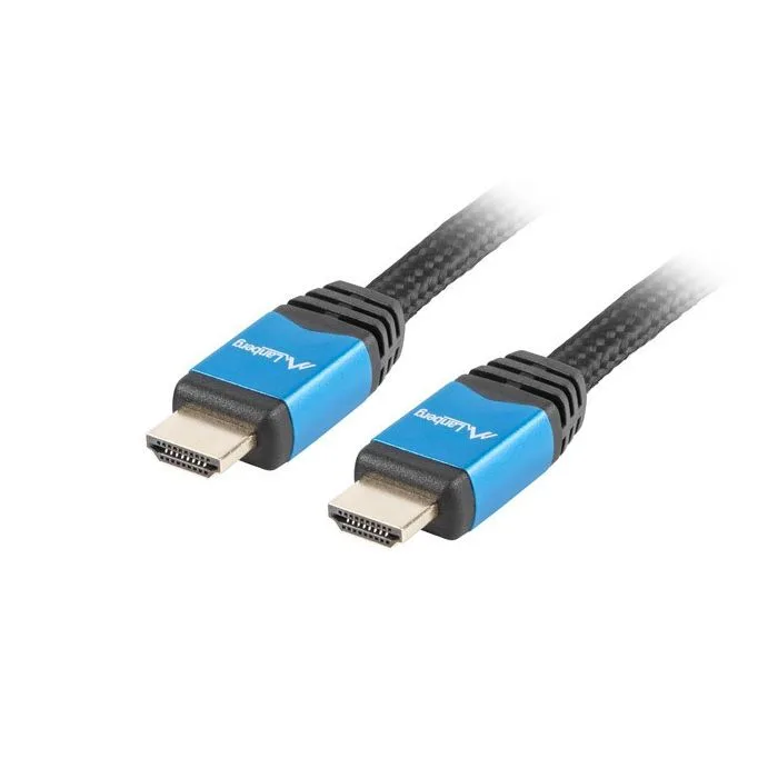 Kabel Lanberg Premium CA-HDMI-20CU-0030-BL (HDMI M - HDMI M; 3m; kolor czarny)