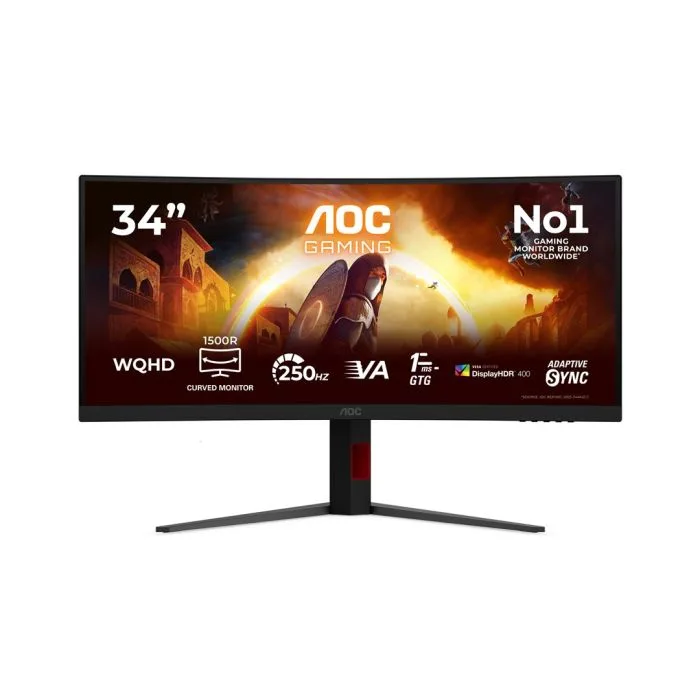 MONITOR AOC LED 34" CU34G4ZCA 250Hz
