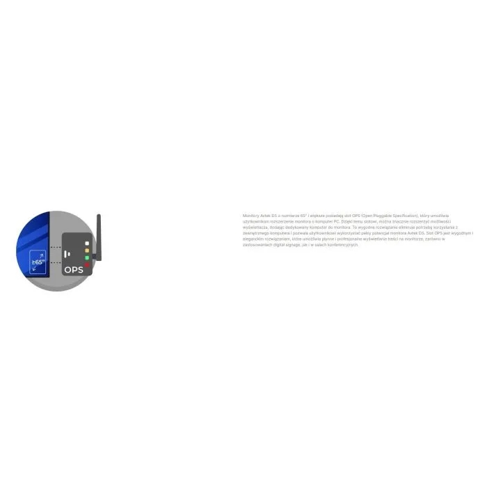 AVTEK MONITOR INFORMACYJNY DS2 75"