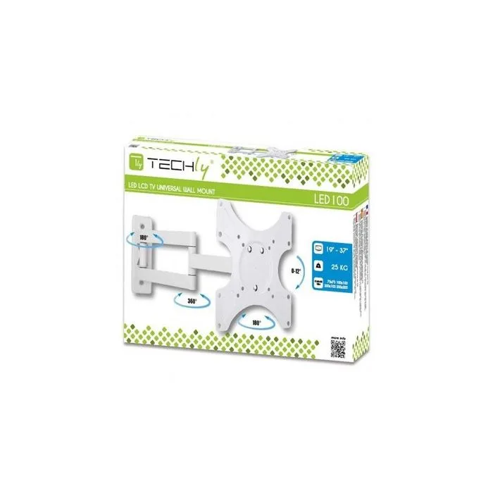 TECHLY UCHWYT ŚCIENNY TV LED/LCD 19-37 CALI 25KG O