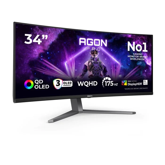 34IN AGON OLED GAMING MONITOR/
