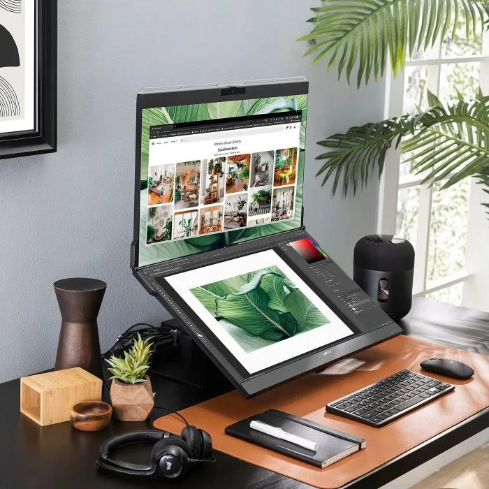 Mobile Pixels Geminos X Dual — dwa monitory 24″ QHD 75 Hz, dolny ekran dotykowy