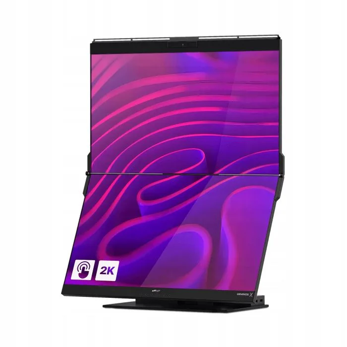 Mobile Pixels Geminos X Dual — dwa monitory 24″ QHD 75 Hz, dolny ekran dotykowy