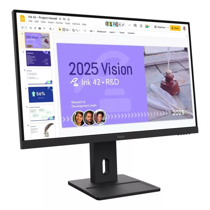 Lenovo ThinkVision E27Q­40 27"QHD 100Hz 350nits AG HDMI DP Raven Black
