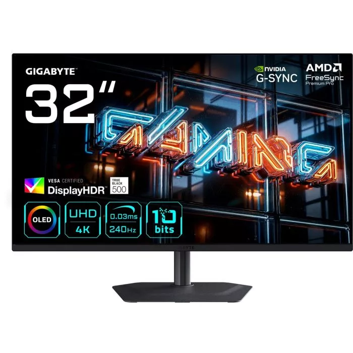 MONITOR GIGABYTE QD-OLED 31,5" MO32U24 240Hz