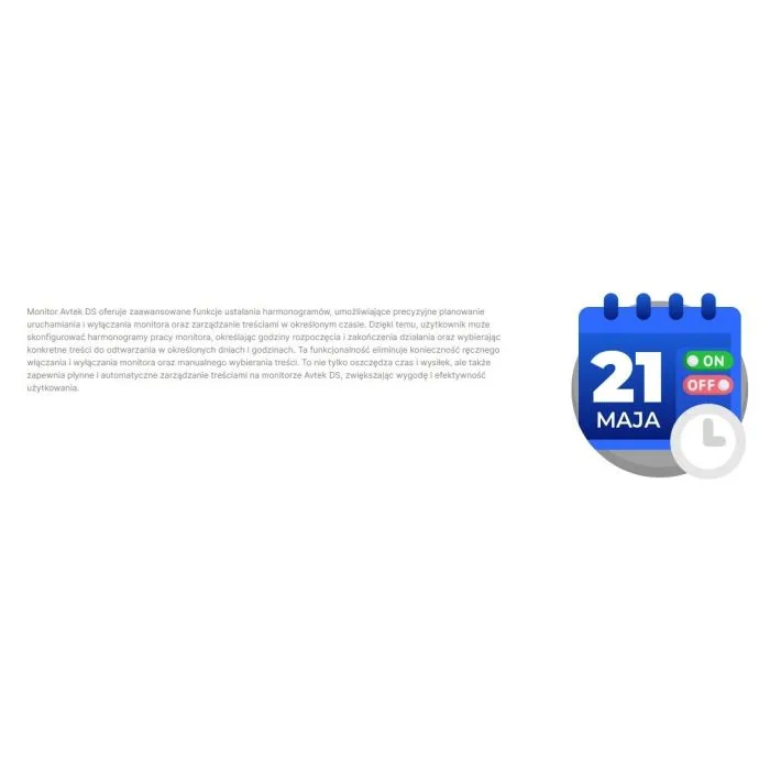 AVTEK MONITOR INFORMACYJNY DS2 75"