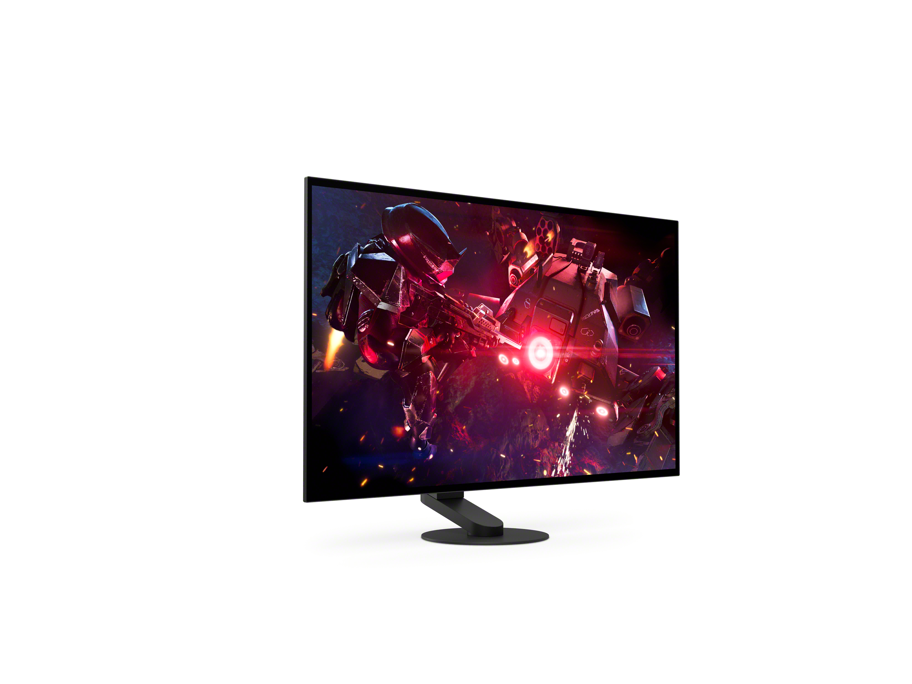 Monitor Sony INZONE M10S II na kompaktowej podstawie, pokazany w oryginalnym materiale prasowym Sony.